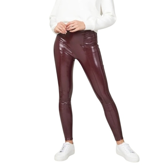 Spanx Faux Leather Patent Leggings - Picture 1 of 9